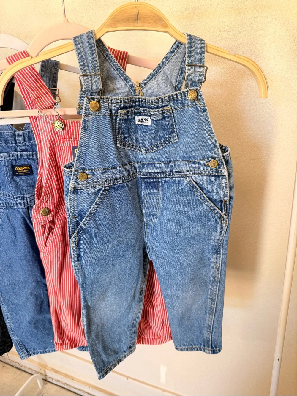 Vintage 70s 80s 90s Kids Overalls Coveralls Bibs Snow Suit Oshkosh Guess Retro